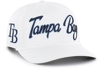 '47 Adult Tampa Bay Rays White Overhand Hitch Adjustable Hat