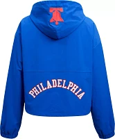 Pro Standard Women's Philadelphia 76ers Woven Half Zip Jacket