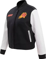 Pro Standard Women's Phoenix Suns Black Wool Varsity Jacket