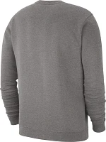 Nike Men's Alabama Crimson Tide Grey Club Fleece Crew Neck Sweatshirt