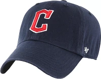 '47 Men's Cleveland Guardians Navy Logo Clean Up Adjustable Hat