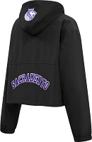 Pro Standard Women's Sacramento Kings Woven Half Zip Jacket