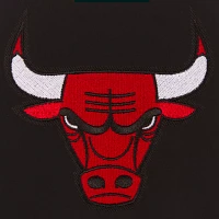 JH Design Men's Chicago Bulls Black Varsity Jacket