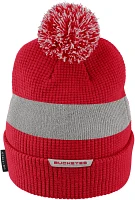 Nike Ohio State Buckeyes Scarlet Football Sideline Cuffed Pom Beanie