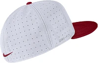 Nike Men's Alabama Crimson Tide White Aero True Baseball Fitted Hat