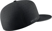 Nike Men's Long Beach State Dirtbags Black Aero True Baseball Fitted Hat