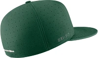 Nike Men's Tulane Green Wave Olive Aero True Baseball Fitted Hat