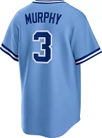 Nike Men's Atlanta Braves Cooperstown Dale Murphy #3 Blue Cool Base Jersey