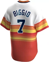 Nike Men's Houston Astros Craig Biggio #7 Navy Cooperstown V-Neck Pullover Jersey