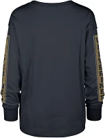 ‘47 Women's Michigan Wolverines Navy Tomcat Long Sleeve T-Shirt