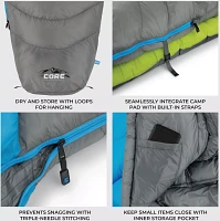 CORE Mummy Sleeping Bag 30 Degree