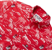 Reyn Spooner Men's Georgia Bulldogs Red Classic Button-Down Shirt