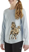 Carhartt Toddler Girls' Long Sleeve Painted Horse Graphic T-Shirt