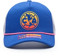 Fan Ink Adult Club America 2023 Serve Blue Trucker Hat