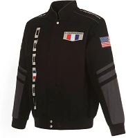 JH Design Camaro Black Twill Racing Jacket