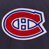 JH Design Montreal Canadiens Navy Bomber Jacket