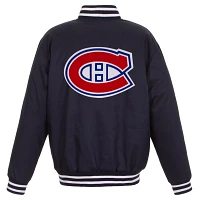 JH Design Montreal Canadiens Navy Polyester Twill Jacket