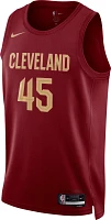 Nike Cleveland Cavaliers Donovan Mitchell #45 Red Dri-FIT Swingman Jersey