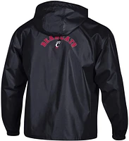 Champion Men's Cincinnati Bearcats Black Packable 1/4 Zip Pullover Jacket