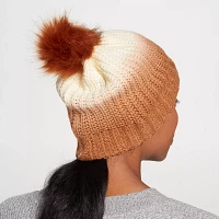 Northeast Outfitters Women's Cozy Cabin Ombre Fur Pom Hat