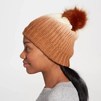 Northeast Outfitters Women's Cozy Cabin Ombre Fur Pom Hat