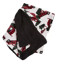 Northeast Outfitters Cozy Cabin Holiday Print Blanket