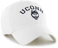 ‘47 Adult Connecticut Huskies Navy Arch Clean Up Adjustable Hat