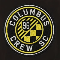 JH Design Columbus Crew Black Reversible Fleece Jacket