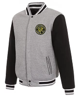 JH Design Columbus Crew Black Reversible Fleece Jacket