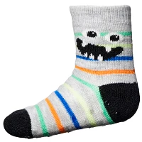 Northeast Outfitters Youth Cozy Monster Striped Socks