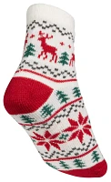 Northeast Outfitters Youth Cozy Cabin Holiday Deer Fairisle Socks