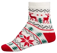 Northeast Outfitters Youth Cozy Cabin Holiday Deer Fairisle Socks