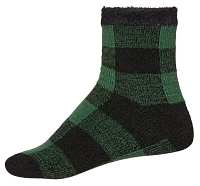 Northeast Outfitters Women's Cozy Cabin Holiday Buff Check Socks