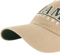 ‘47 Miami Hurricanes Khaki District Clean Up Adjustable Hat