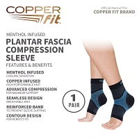 Copper Fit ICE Plantar Fascia Compression Sleeves