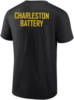 Icon Sports Group Charleston Battery 2-Hit Logo Black T-Shirt