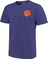 Image One Men's Clemson Tigers Purple Campus Arch T-Shirt