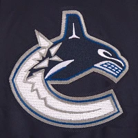 JH Design Vancouver Canucks Navy Polyester Twill Jacket