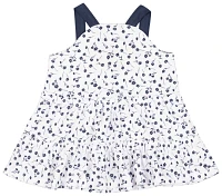 Colosseum Infant Michigan Wolverines Blue Floral Dress