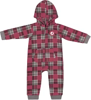 Colosseum Infant Alabama Crimson Tide Plugged Flannel Romper