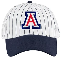 Colosseum Men's Arizona Wildcats Cardinal Pin Stripe Adjustable Baseball Hat