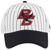 Colosseum Men's Boston College Eagles Maroon Pin Stripe Adjustable Baseball Hat