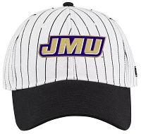 Colosseum Men's James Madison Dukes Purple Pin Stripe Adjustable Baseball Hat