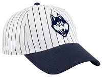 Colosseum Men's UConn Huskies Blue Pin Stripe Adjustable Baseball Hat