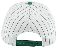 Colosseum Men's Charlotte 49ers Green Pin Stripe Adjustable Baseball Hat