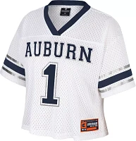 Colosseum Women's Auburn Tigers White Cropped Jersey