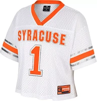 Colosseum Women's Syracuse Orange White Cropped Jersey