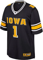 Colosseum Youth Iowa Hawkeyes Black No Fate Football Jersey