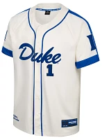 Colosseum Men's Duke Blue Devils Cream Ruth Replica Baseball Jersey