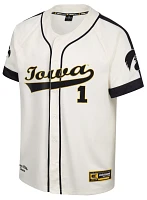 Colosseum Men's Iowa Hawkeyes Cream Ruth Replica Baseball Jersey